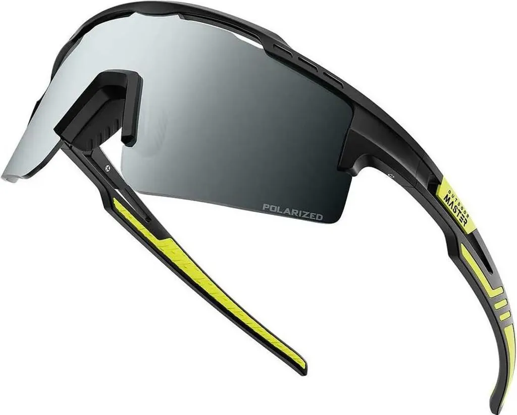 Lunettes de soleil polarisées Hawk 2 Noir et Argent CAT3 Outdoor Master