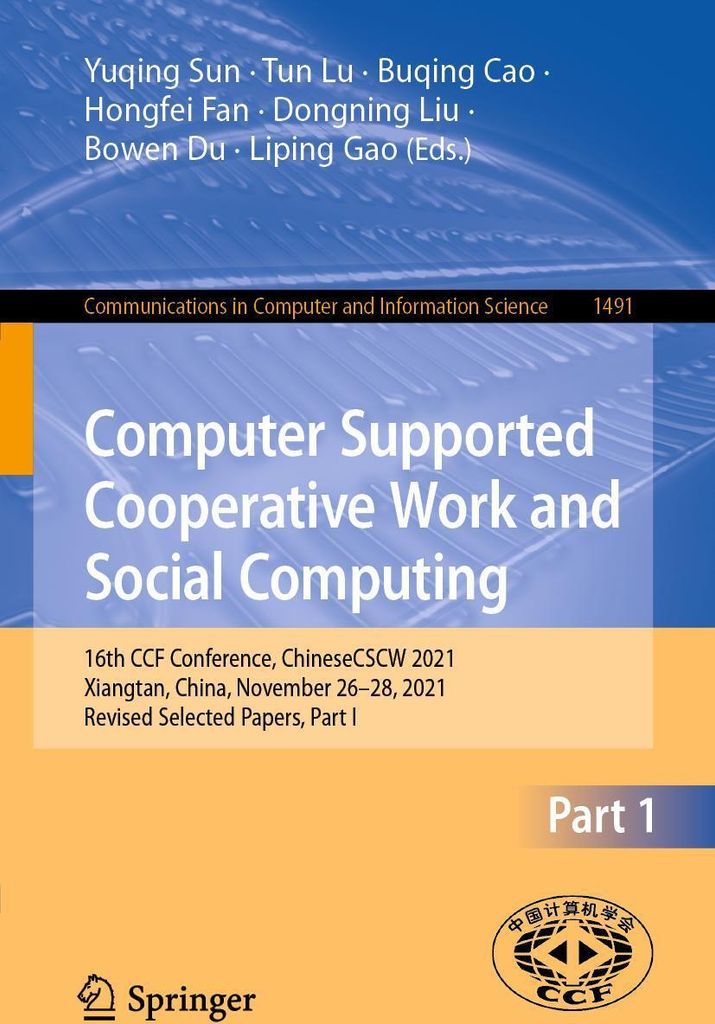 Computer Supported Cooperative Work and Social Computing