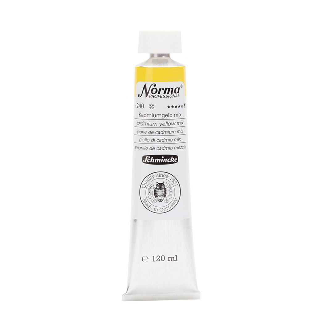 Schmincke 120ml Norma Professional Kadmiumgelb mix Öl 11 240 012