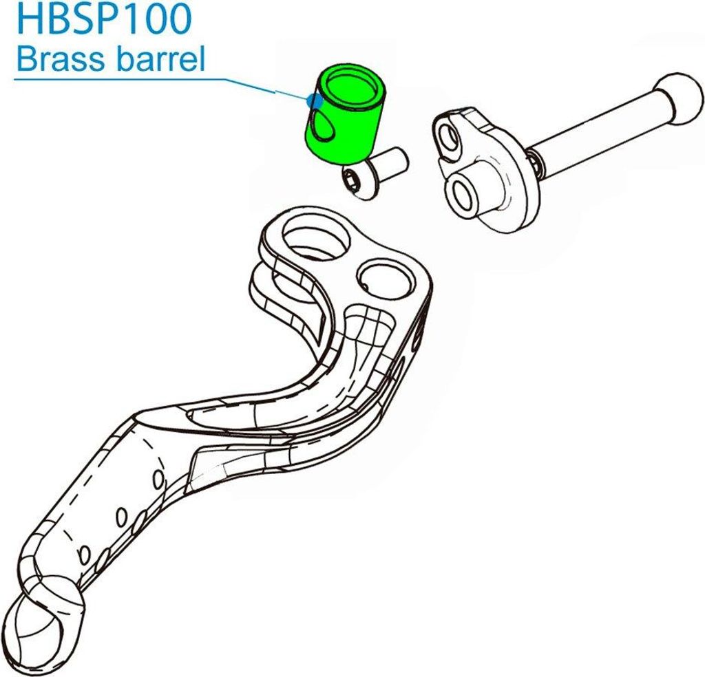 Hope Mono/mini/race Hbsp100 Messing Lauf Gelb Gelb One Size