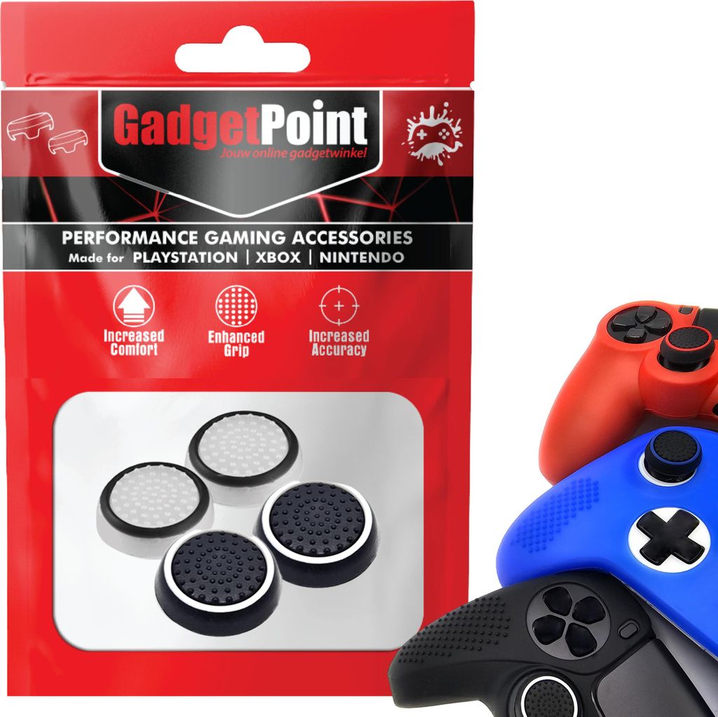 Thumbgrips - Thumb Grips voor PlayStation, PS5, Xbox X/S, One & Switch Pro Controller - Gaming Thumbgrips - Performance Anti-Slip Thumbsticks - Bes...