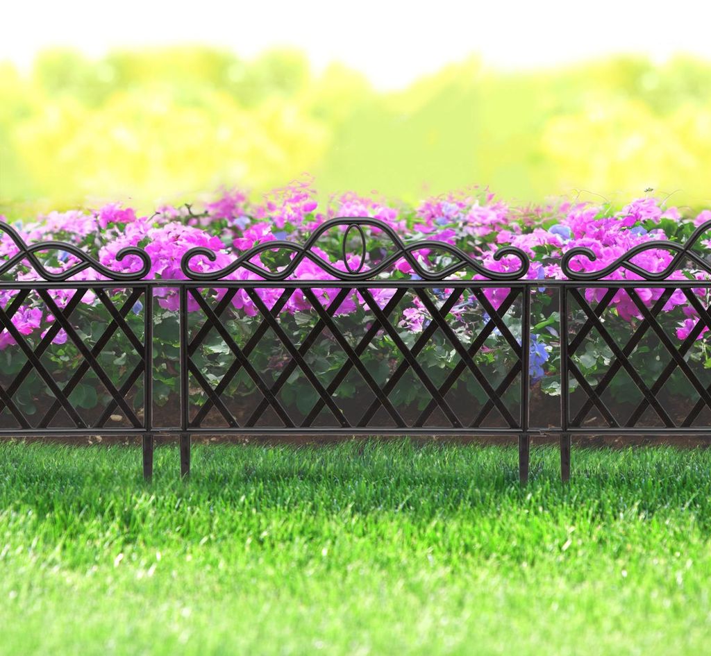 10x Delimitazione giardino / Bordo prato / Recinzione Immagine del prodotto  Immagine generata dall'IA