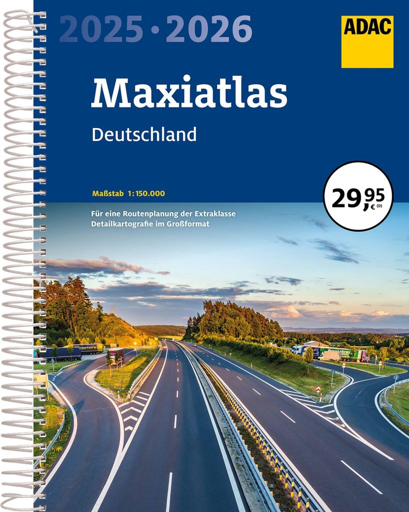 ADAC Maxiatlas 2025/2026 Deutschland 1:150.000 Produktbild 