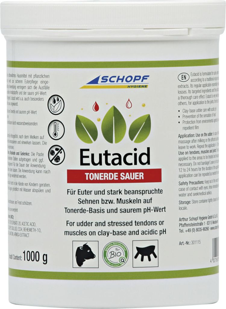 Schopf Eutacid - Euterpflege auf Tonerdebasis, 1 kg