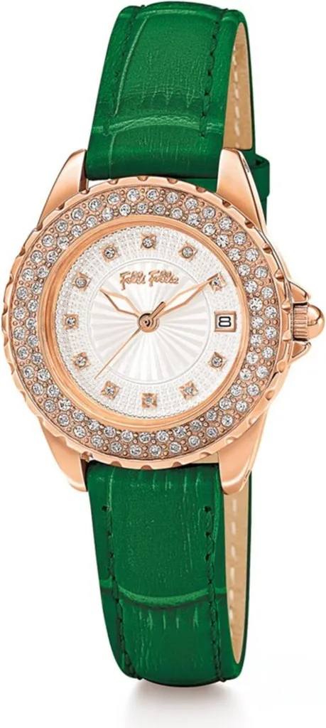 Folli Follie WF13B071STS - Orologio da Polso Minimal Oro e Pelle