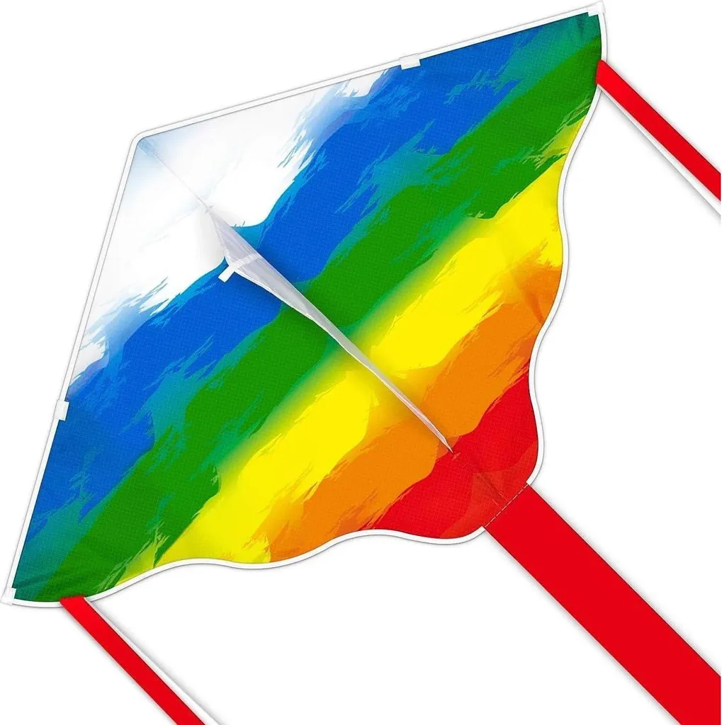 Cerf-Volant Bleu 150cm Pliable | Toile Ripstop et Structure Légère