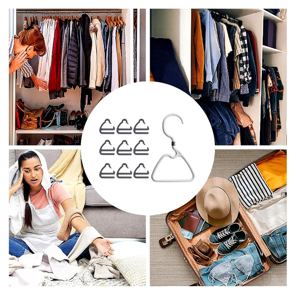 Krawattenhalter für Schrank, Krawattenhalter, 360 Grad drehbarer Schrank-Organizer, Schrankaufbewahrung, Verstellbarer Twirl-Krawattenhalter für ...