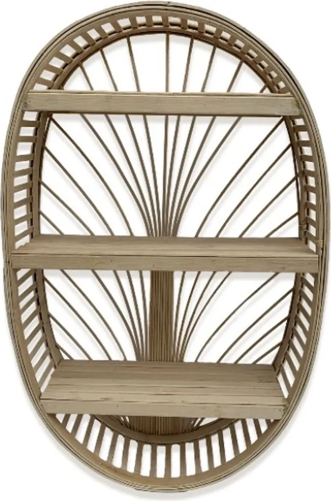 Étagère en Bambou Fine Versa - Petit Meuble de Rangement Intérieur