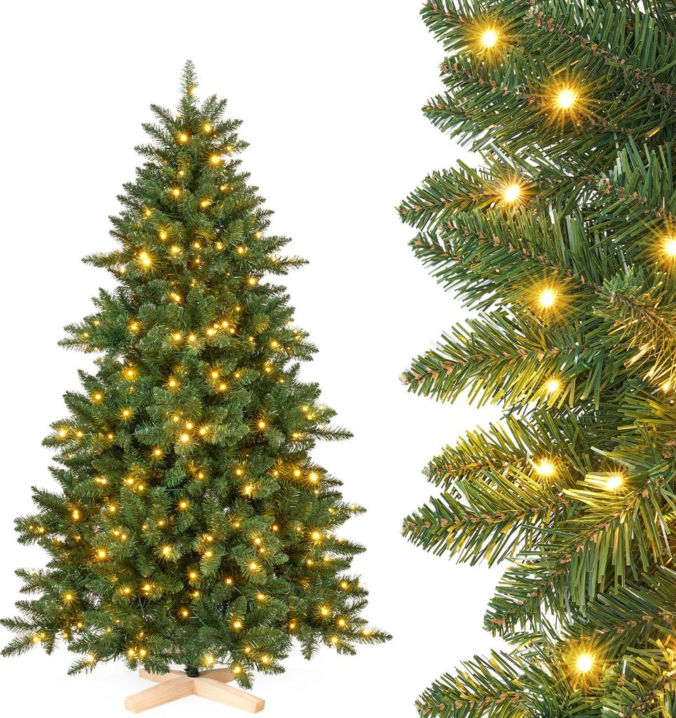 Yorbay Künstlicher Weihnachtsbaum 180cm Nordmanntanne mit Produktbild 