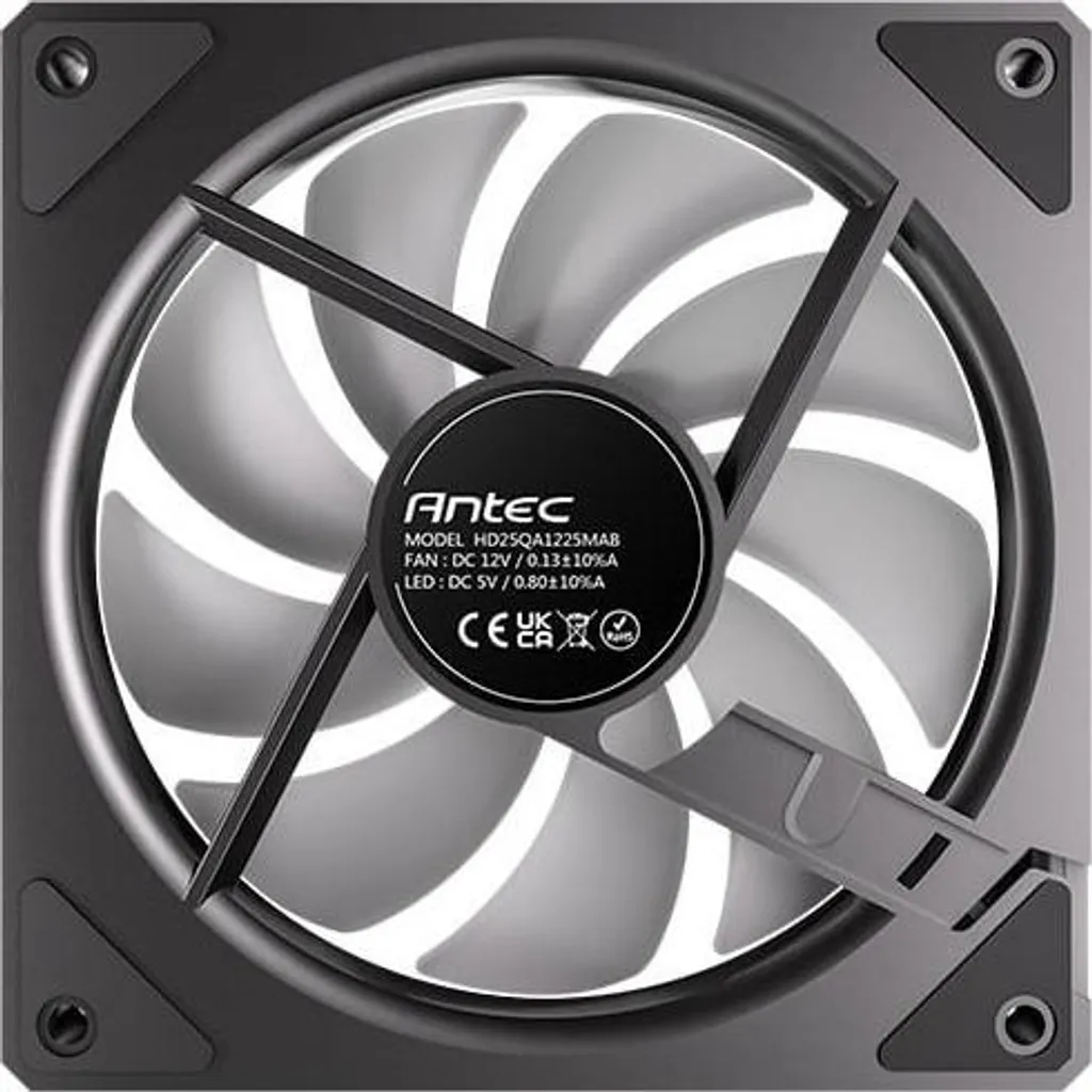 Antec VISON 120R ARGB PWM Reverse pack de 3 ventilateurs PC noir 120mm
