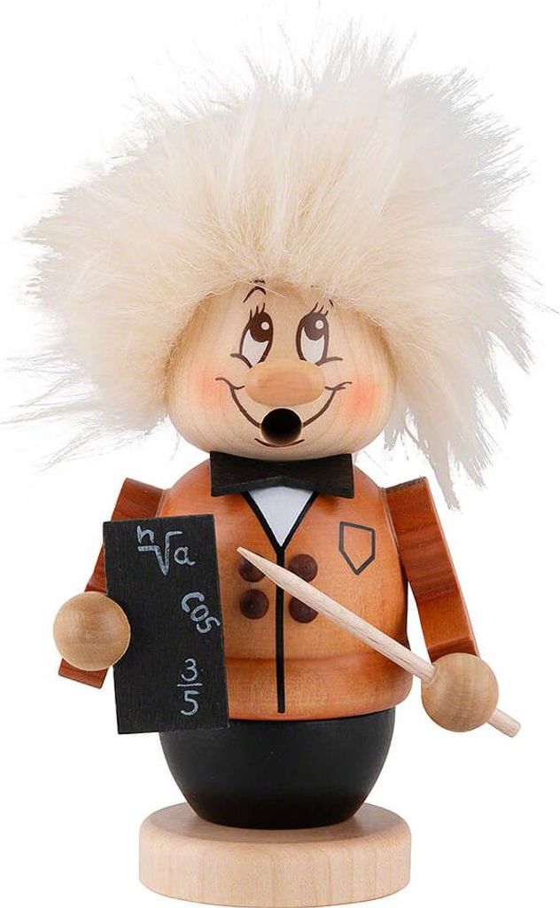 Mini gnomo insegnante (14,5 cm) uomo che fuma di Christian Immagine del prodotto 