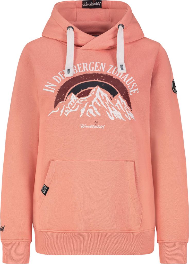 Sublevel Hoodie Bergmotiv Aufdruck Kapuze Tunnelzug Spruch Größe: L