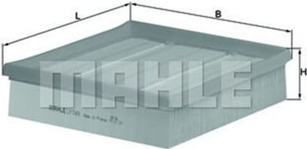 Luftfilter MAHLE LX 1049 für HONDA CIVIC VI Hatchback (EJ, EK) Filtereinsatz
