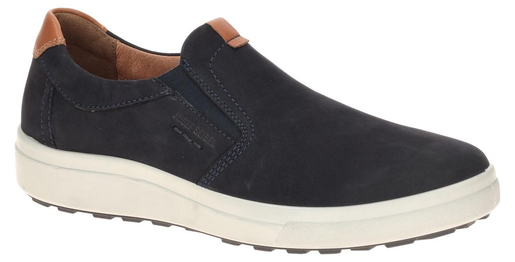 Josef Seibel MADDOX 06 Herrenschuhe - bequeme Slipper - Halbschuhe blau NEU