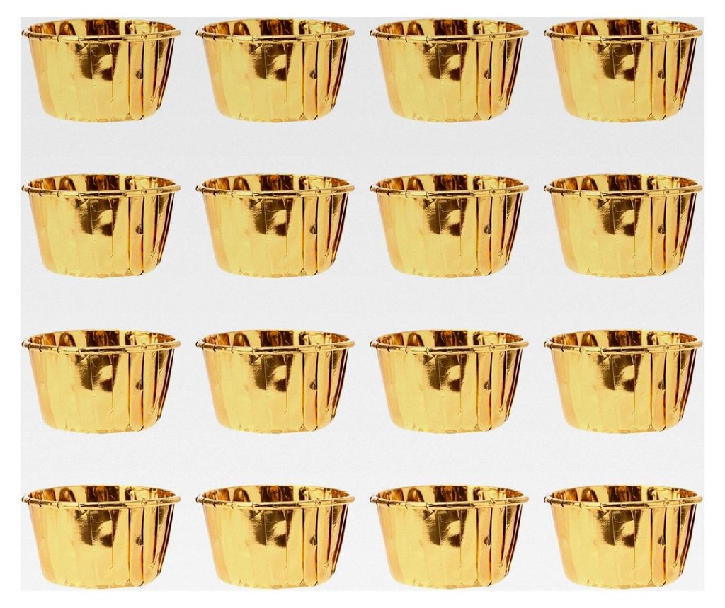 50 Stück hitzebeständige Cupcake Muffin Papierbackförmchen aus lebensmittelechtem Papier, ölbeständig und farbecht, Backzubehör für Feiern