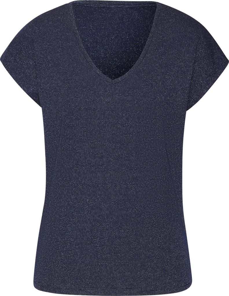 LASCANA Kurzarmshirt navy Größe 48/50