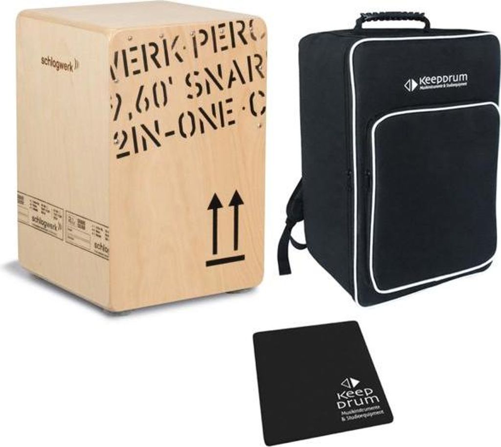 Schlagwerk CP 403 Cajon mit Tasche u. Sitzpad