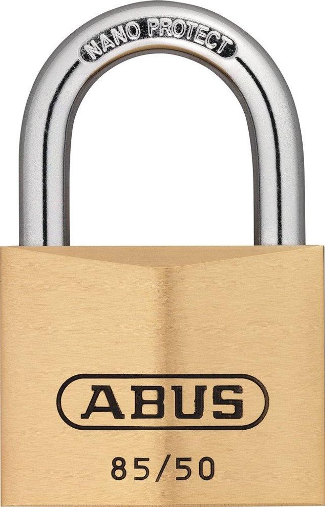 Abus Vorhangschloss Messing 85/50 Gl.-2681