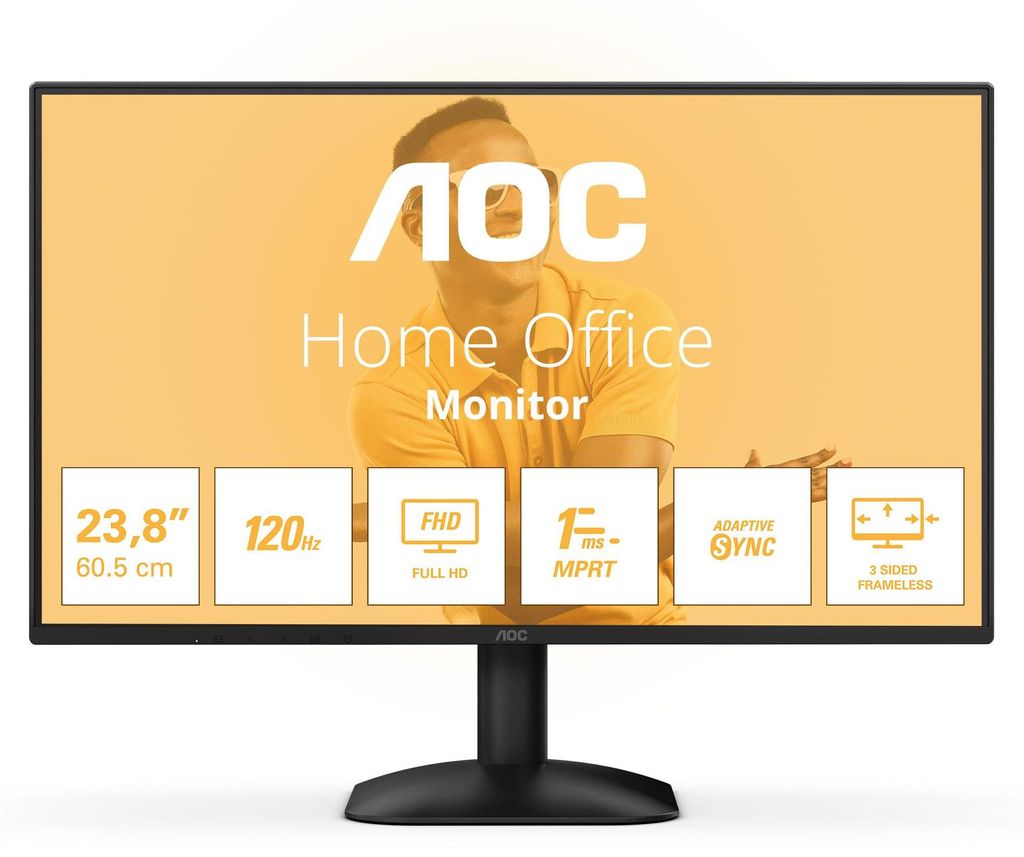 AOC 60,5cm (23,8") 24B31H    16:09 HDMI+D-Sub IPS black Immagine del prodotto 