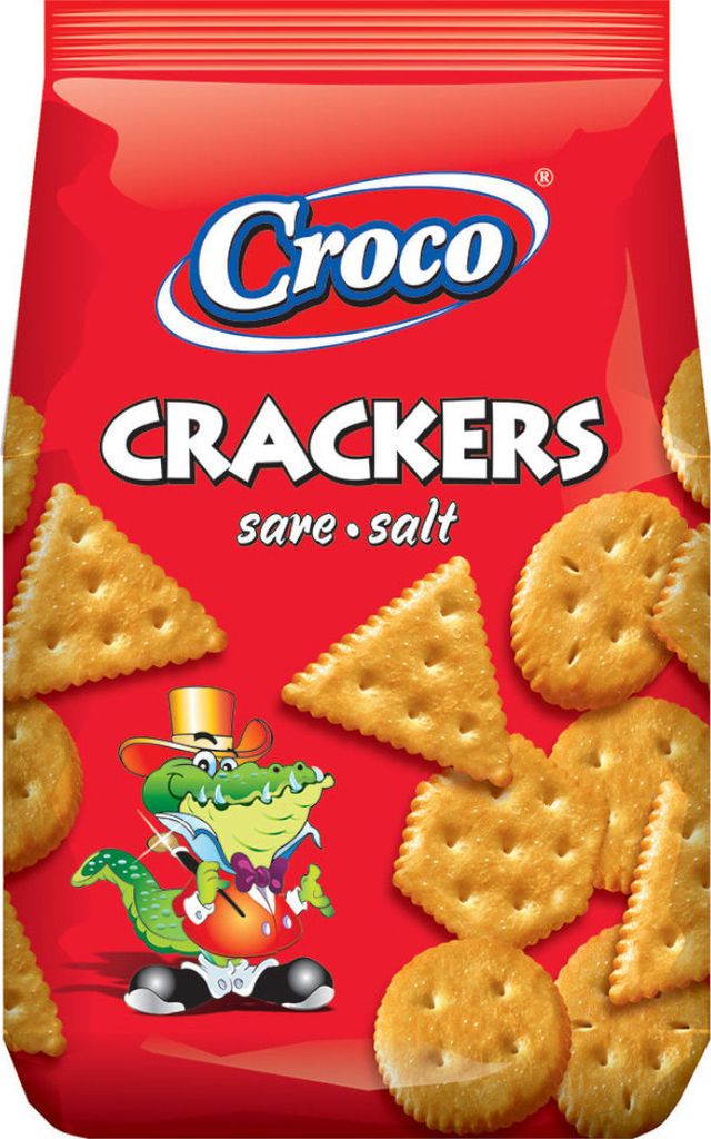 Krakersy solone Croco 100 g Zdjęcie produktu 