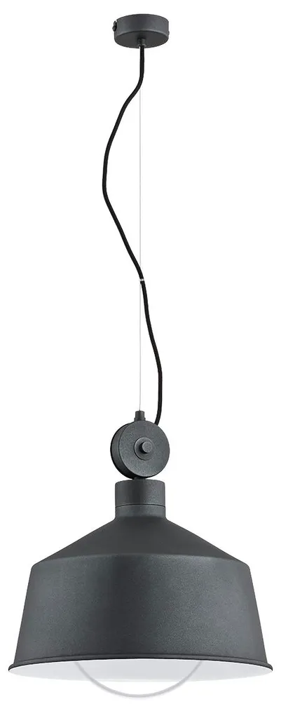 Suspension Noire pour Salle à Manger et Cuisine Design CORA 100cm