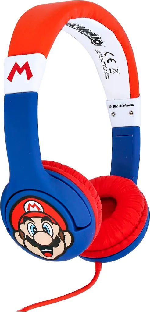 Casque Junior On-Ear Mario Super Mario OTL 85dB avec fil pour enfant