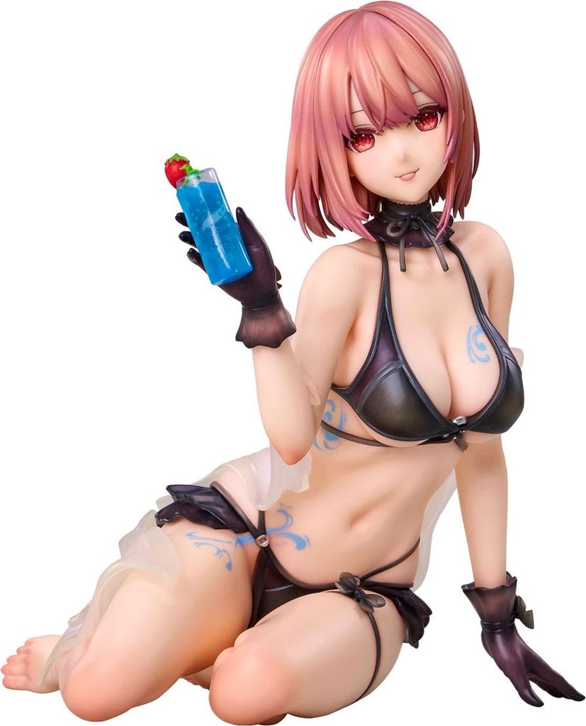 Original Character PVC Statue necömi Illustration One more drink for the vacation 13 cm