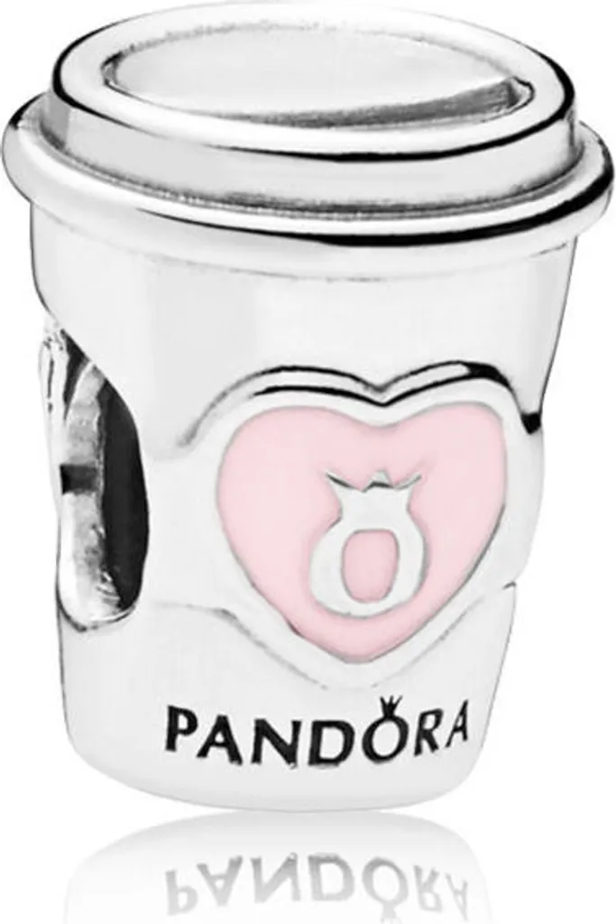 Charm Pandora Tasse à Café, Bijou Idéal pour Symboliser une Pause