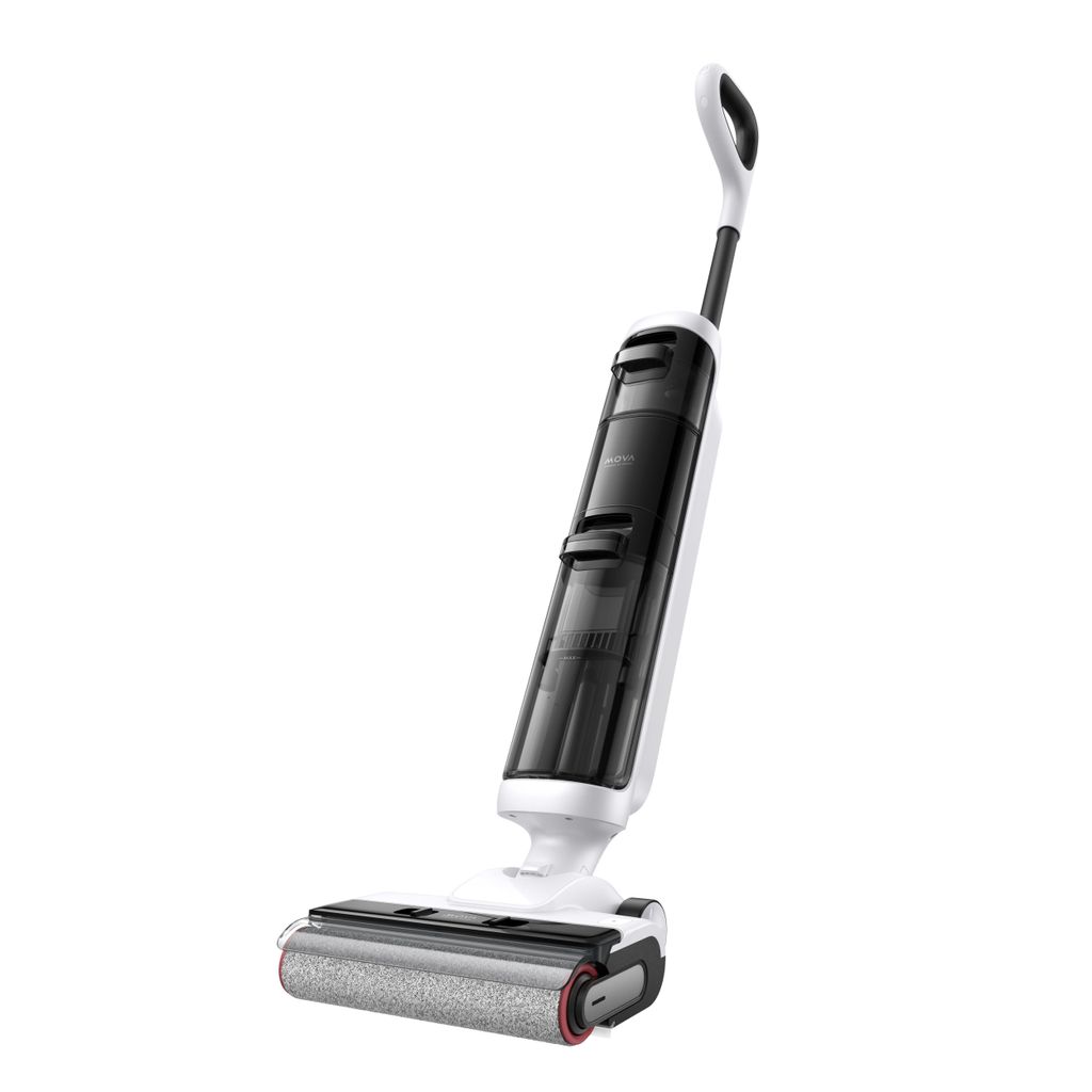 MOVA K20 Nass- und Trockensauger Kabellos, Akku Bodenreiniger mit Wischfunktion, Selbstreinigung, Dual-Edge Bürste, LED Display, 30 Min Laufzeit