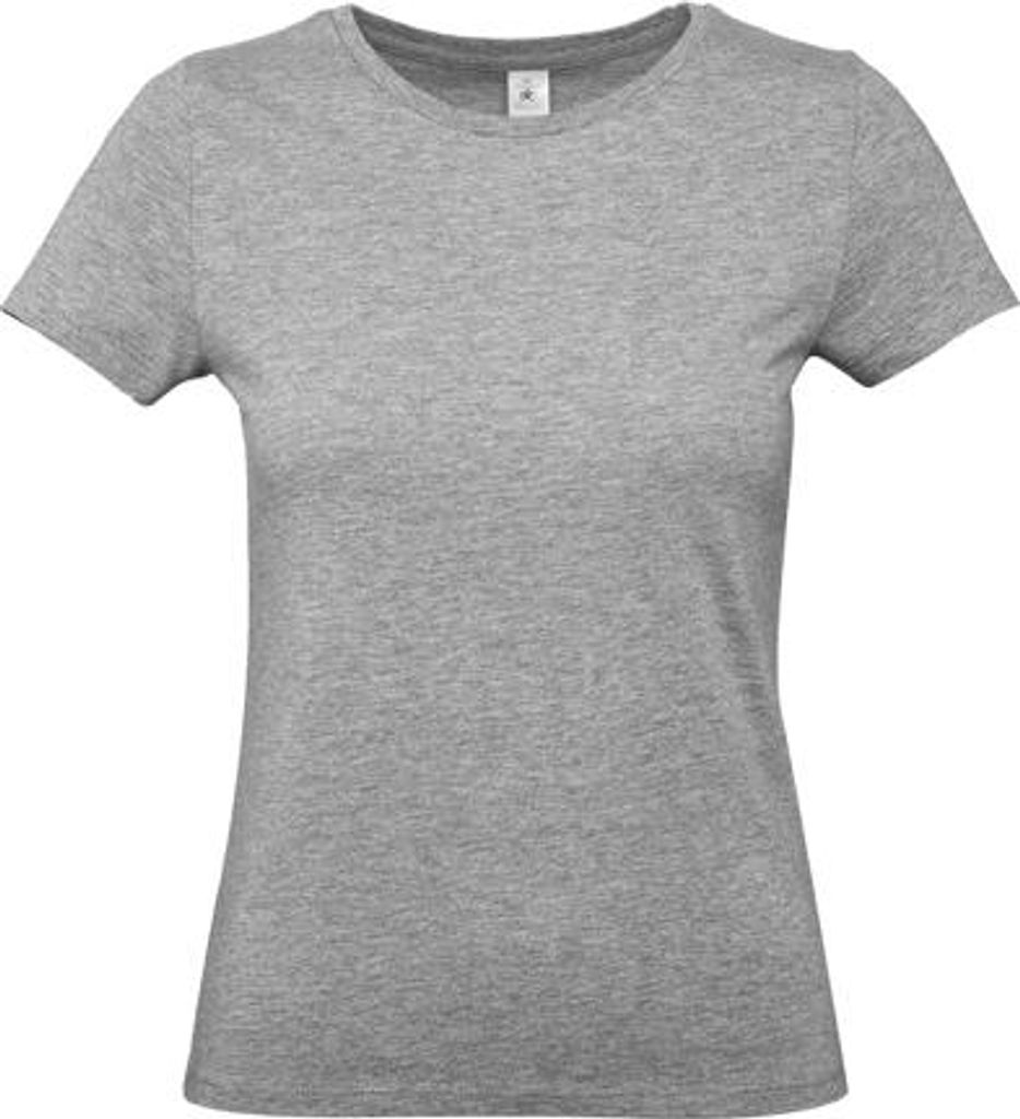 Damen-T-Shirt, Kurzarm - B&C #E190/W - sport grey - Größe S