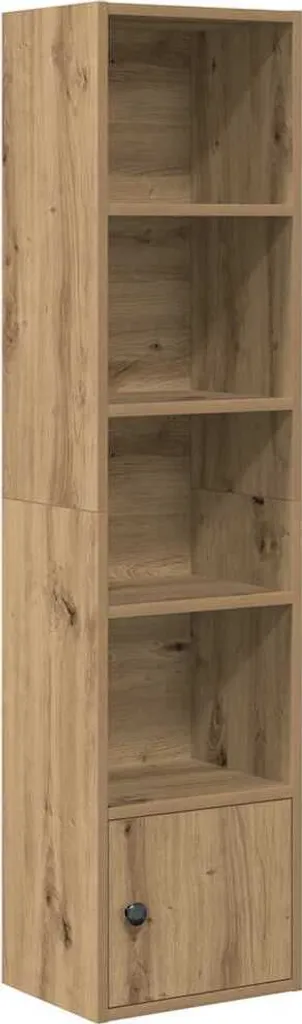 Mobile Libreria Legno Multistrato Rovere 31x24x127 cm | SYFAX Shop