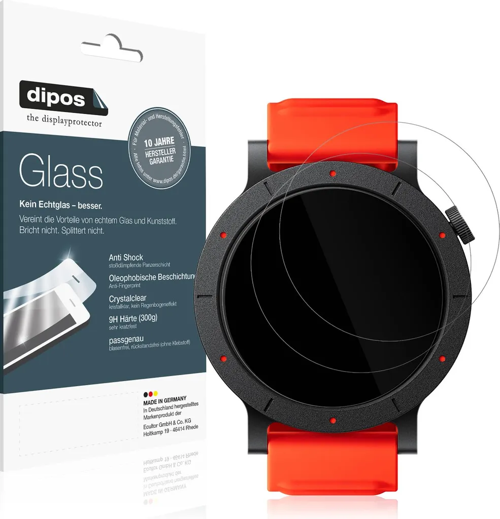 2x Pellicola Protettiva per CMF Watch 3 Pro Protezione Vetro Flessibile 9H dipos
