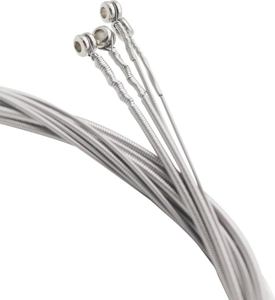 4-teiliges E-Bass-Saitenset aus vernickeltem Stahl, Zubehör .045-.090
