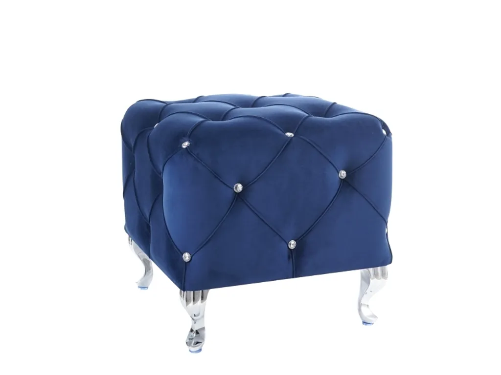 Repose-pieds compact bleu BERTIN pour soulager vos jambes