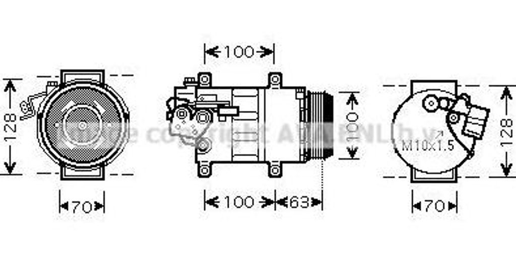 PRASCO VW4227 Ladeluftkühler LLK für VW GOLF VI (5K1) Turbo Intercooler