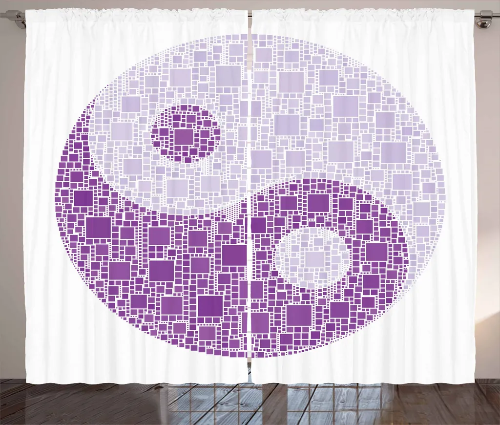Tenda Rustica Yin-Yang ABAKUHAUS Viola 280x245 cm - Tradizione Zen