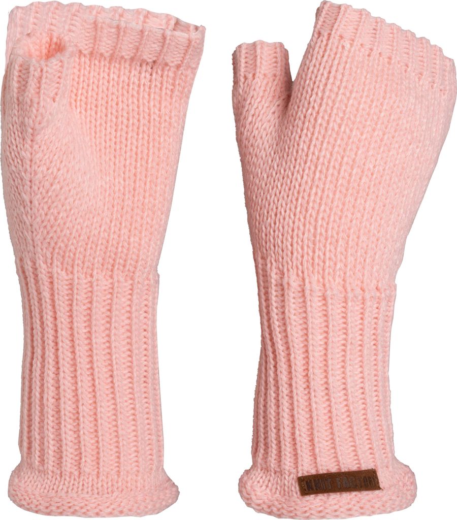 Knit Factory Cleo Handstulpen - Blossom Pink - One Size