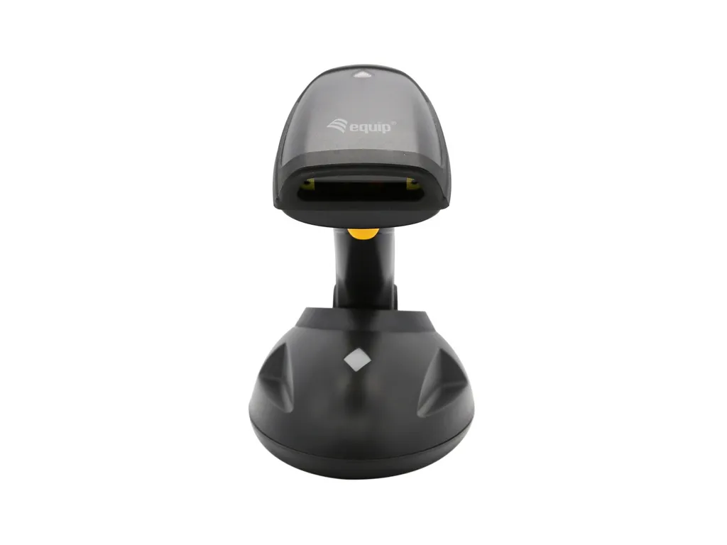 Equip Scanner Code-Barres 1D Laser Sans Fil 433MHz Noir avec Support - 3