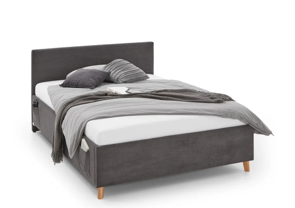 Lit simple 90x200 Anthracite Cool pour chambre d'ado ou studio urbain
