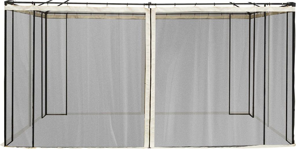 Outsunny Moskitonetz für 3x4 Pavillon 4 Seitenteile Produktbild 