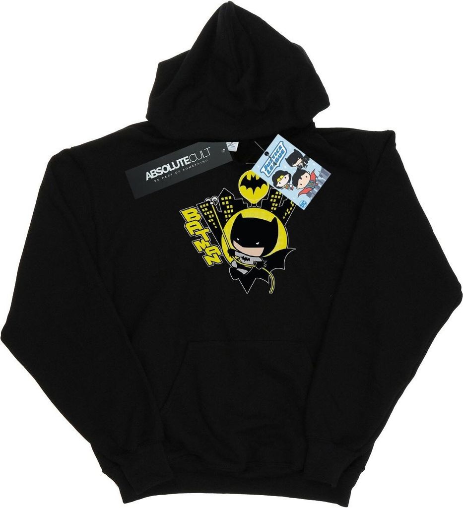 DC Comics - Kapuzenpullover für Jungen BI4547 (128) (Schwarz)