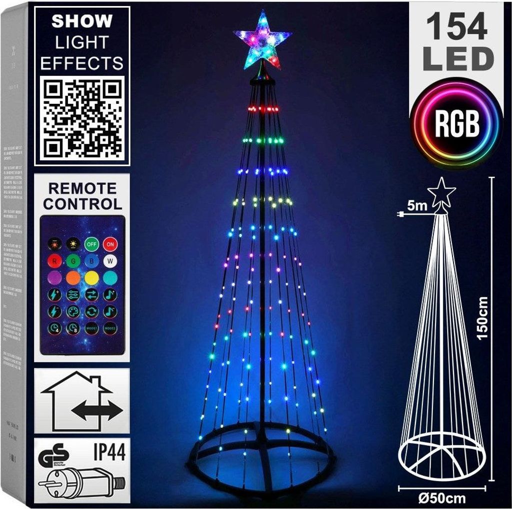 Vánoční stromek, 154 LED, 150 cm Obrázek produktu 