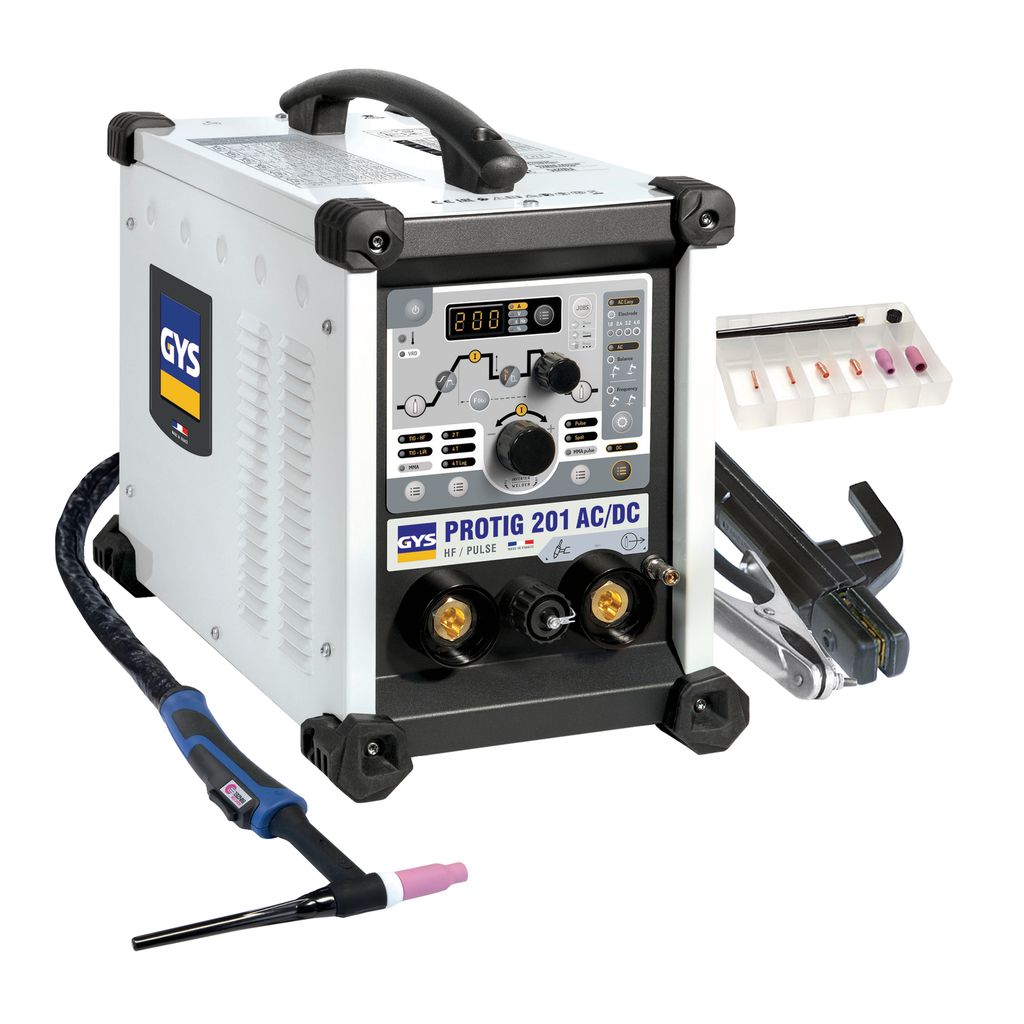 GYS PROTIG 201 AC/DC HF FV Poste à souder TIG 10 - 160 A Image du produit 
