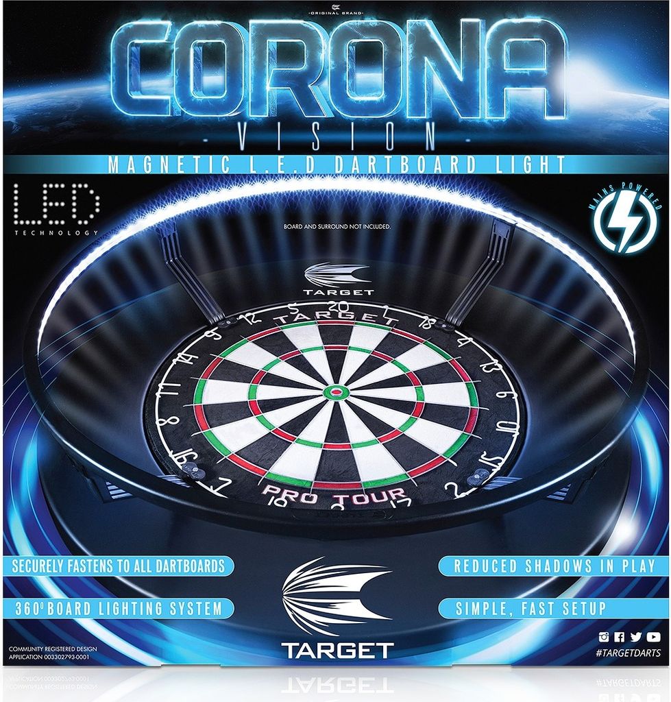 Target Corona Dartboardbeleuchtung Produktbild 