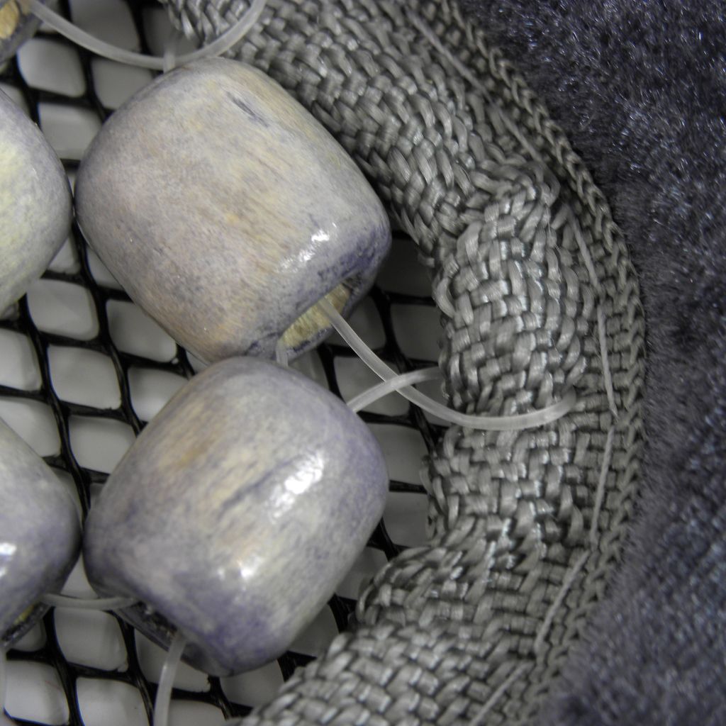 Carpoint Beaded Pillow Deluxe Grey Image du produit 
