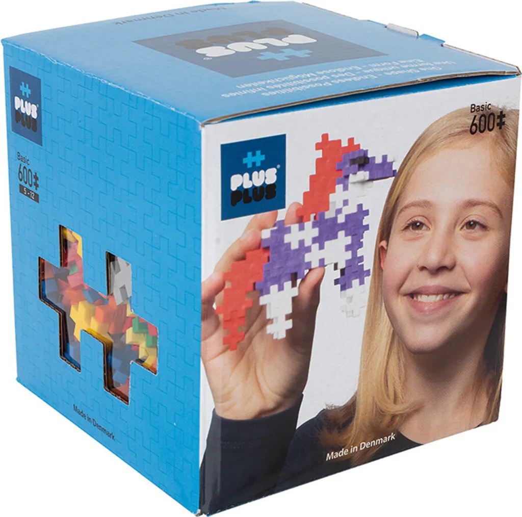 Plus-Plus Basic 600 Pièces 3310 Construction 2D et 3D Multicolore 600el - 2