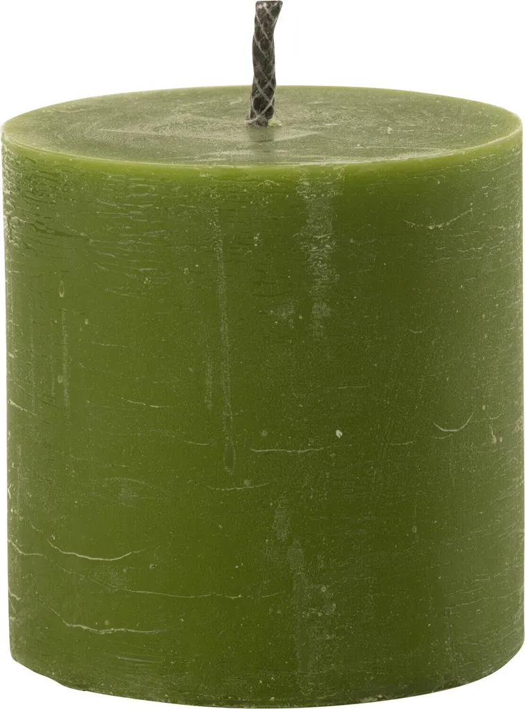 Bougie Pilier Extérieure Verte 70 Heures de Combustion Format Small