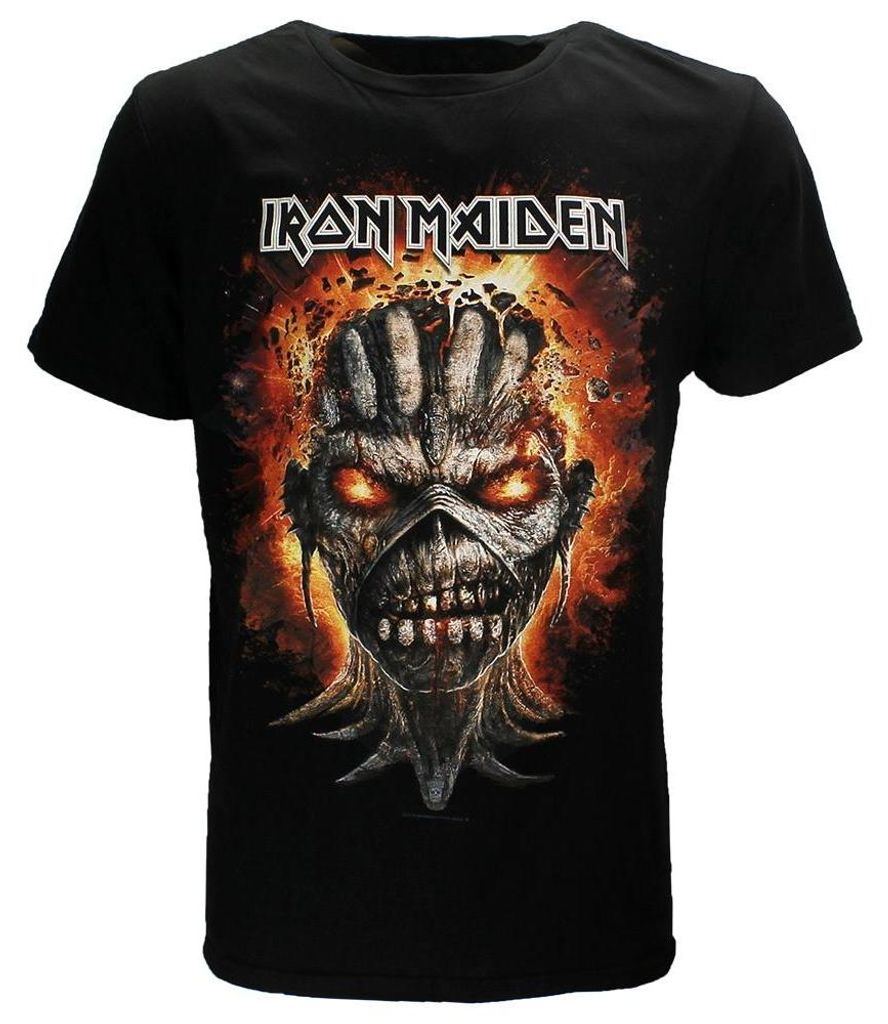 Iron Maiden Eddie Exploding Head T-Shirt – offizielles Merchandise - L