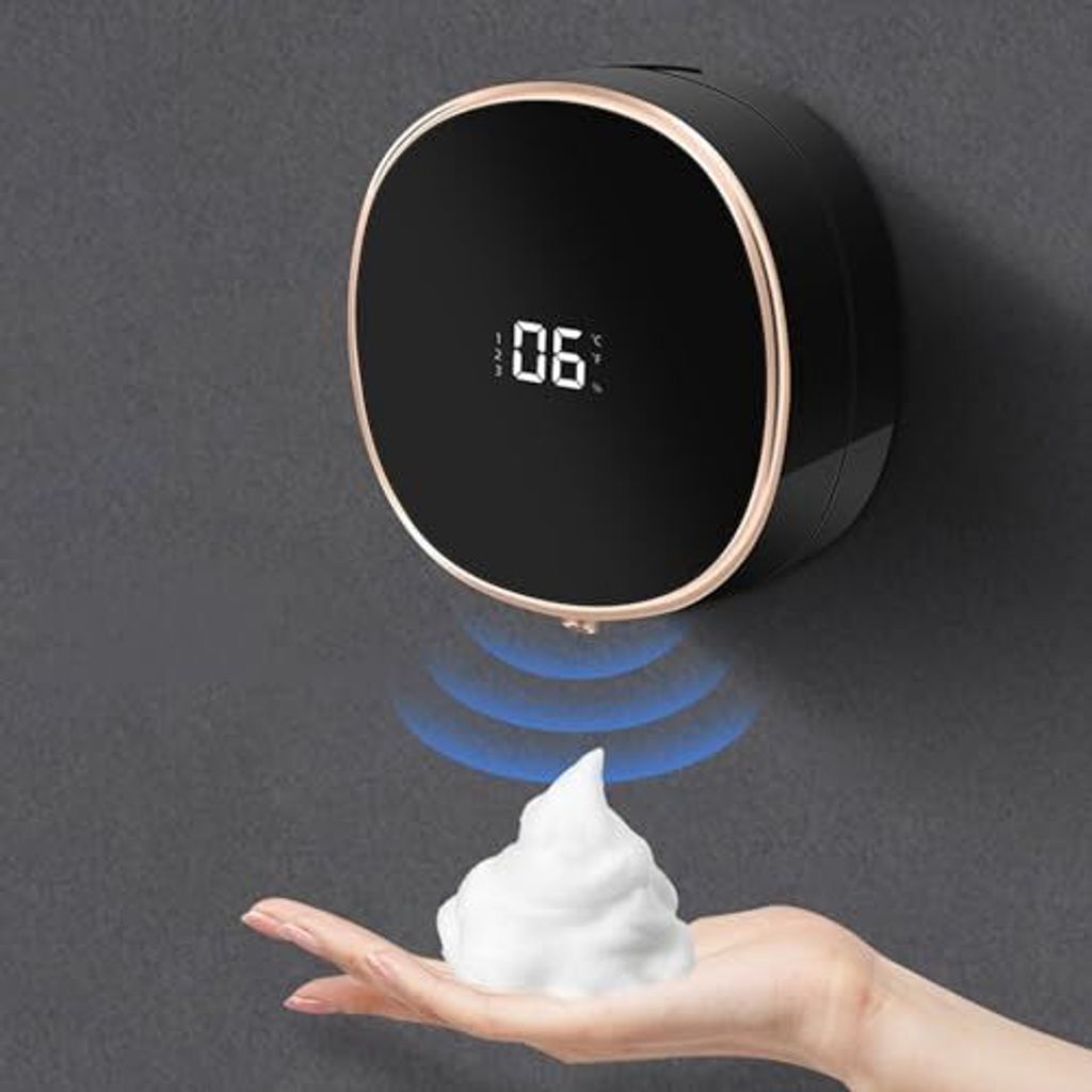 Automatischer Wandmontage Schaumseifenspender, Seifenspender Automatisch, No Touch Schaum mit Infrarot Sensor, 280 Ml Wasserdicht Seifenschaumspender