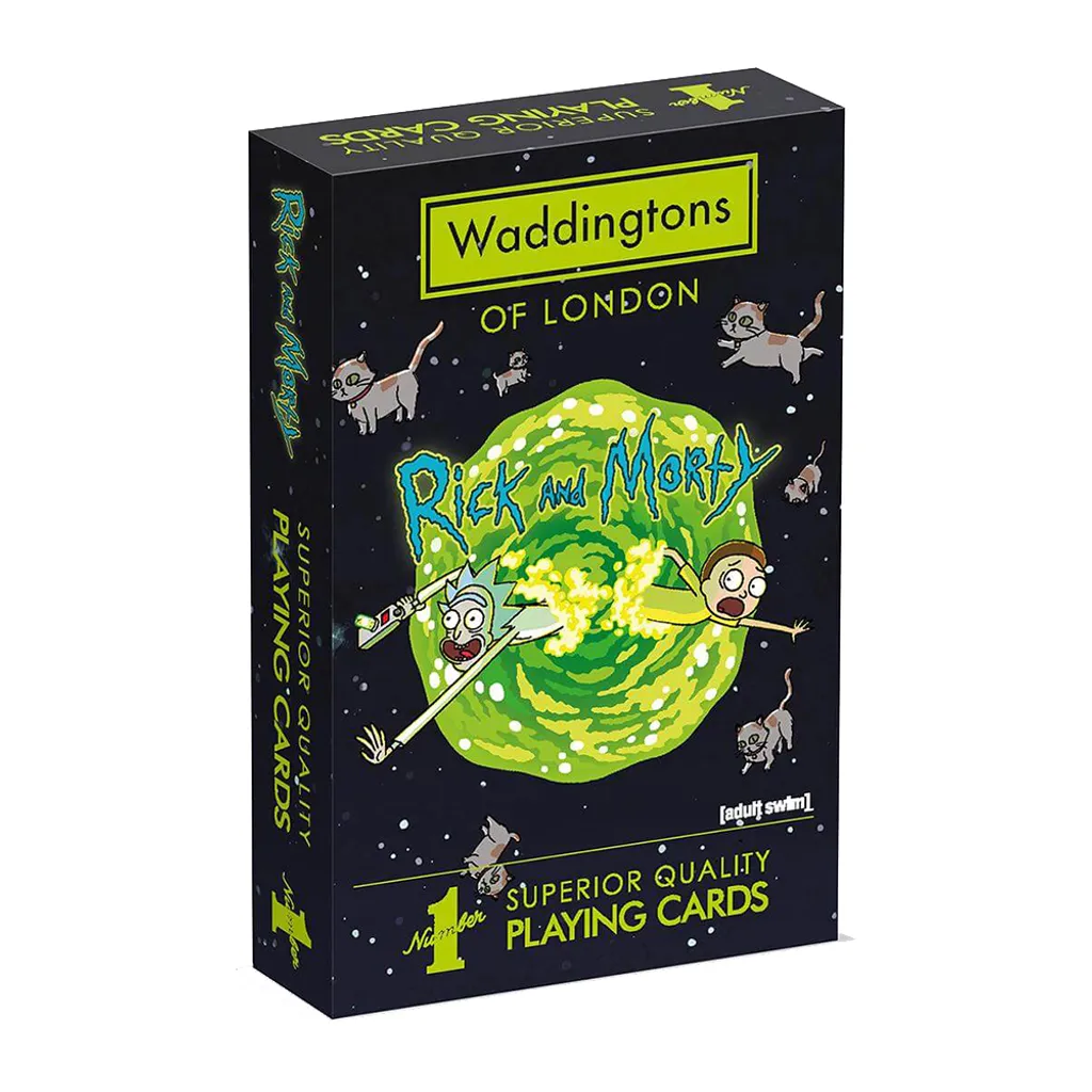 Jeu de Cartes à Jouer Rick and Morty Waddingtons No.1 pour Soirées entre Amis